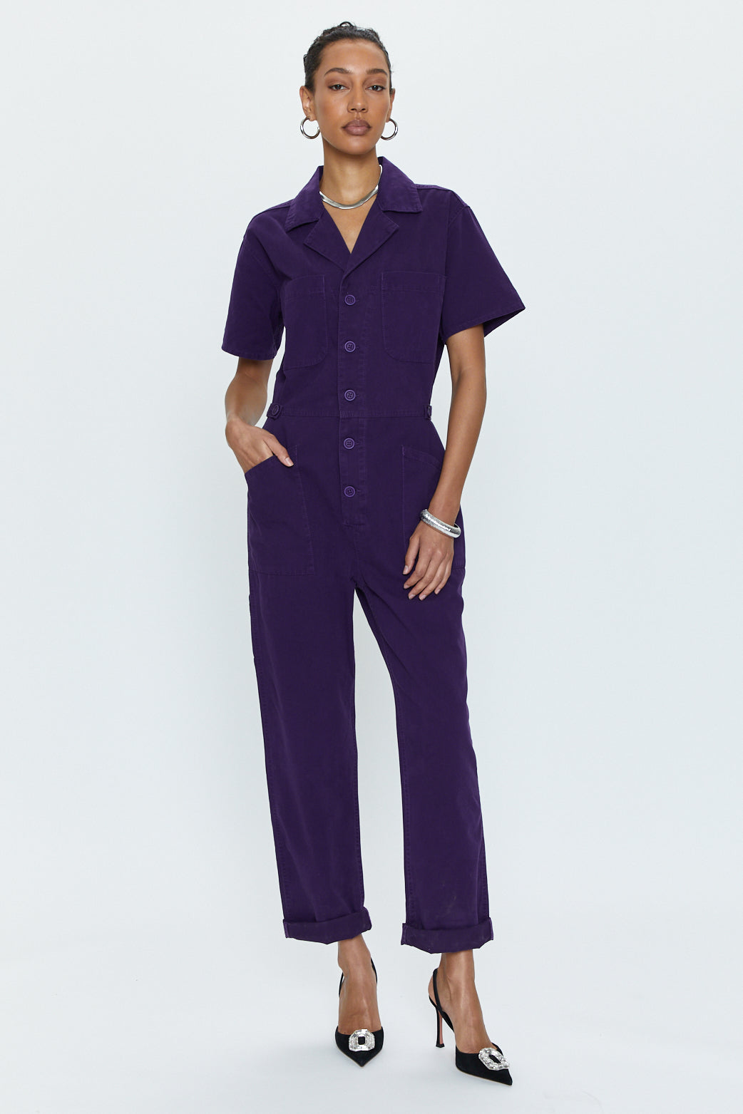 Grover Short Sleeve Field Suit - Lila Purple
            
              Sale